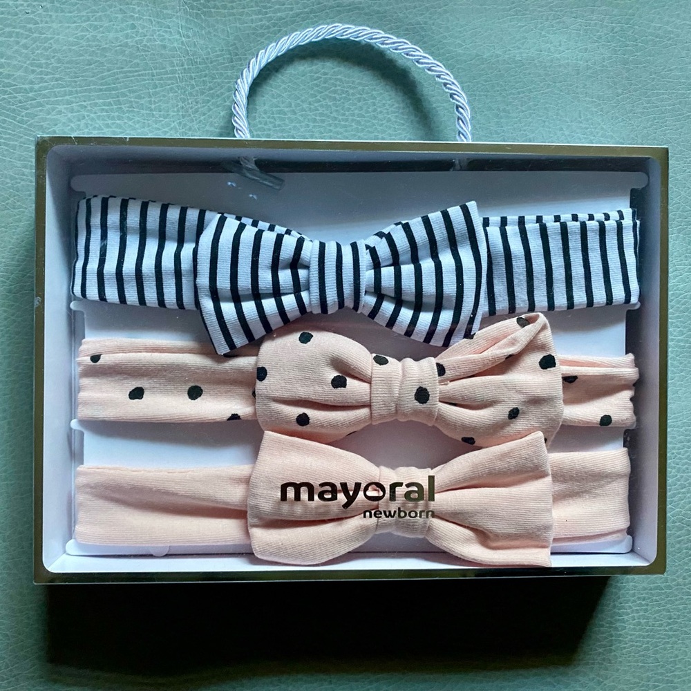 Mayoral Black Hair Accessories Set